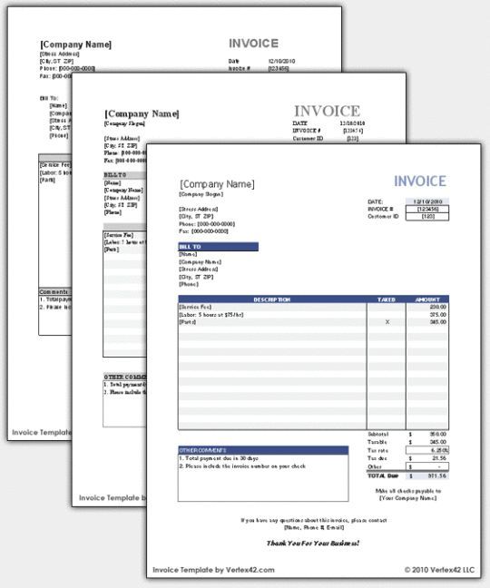 Free Invoice Template Descargar Programas de facturación